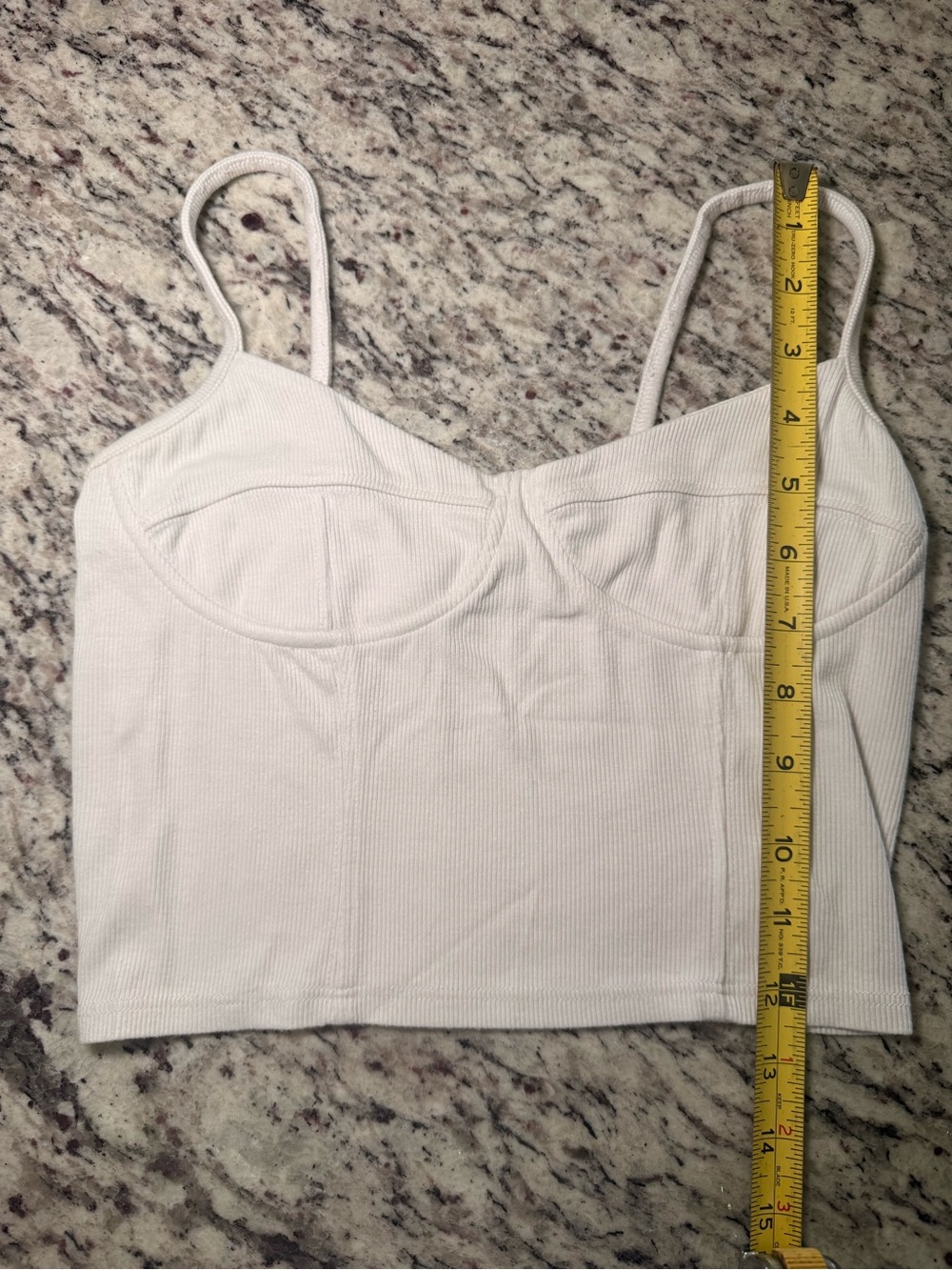 ♡ Joah Brown FlexRib Crop Corset Tank - Picture 5 of 7